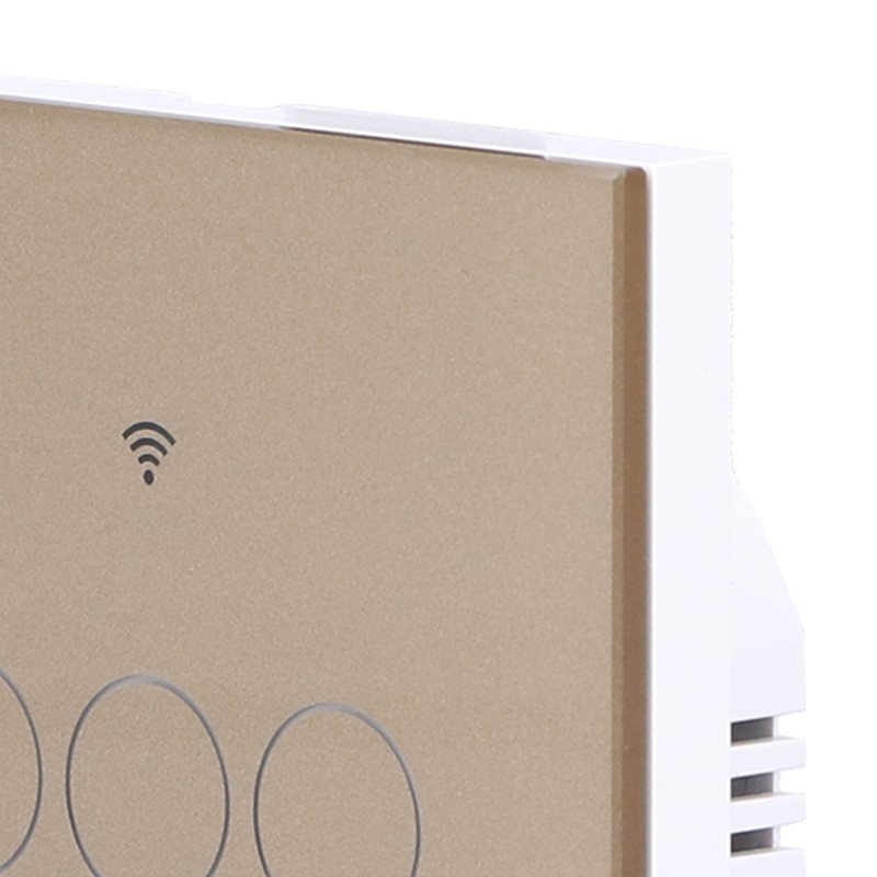 For Tuya Zigbee Light Switch 3‑Gang Remote Control Touch Switch