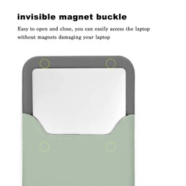 MOSISO Laptop Sleeve Compatible withMacBook Air 13 M3 A3113 M2 A2681 M1 A2337 A2179 A1932/Pro 13 M2 M1 A2338 A2251 A2289 A2159 A1989 A1706 A1708, Faux Suede Leather Case with Small Bag, Mint Green