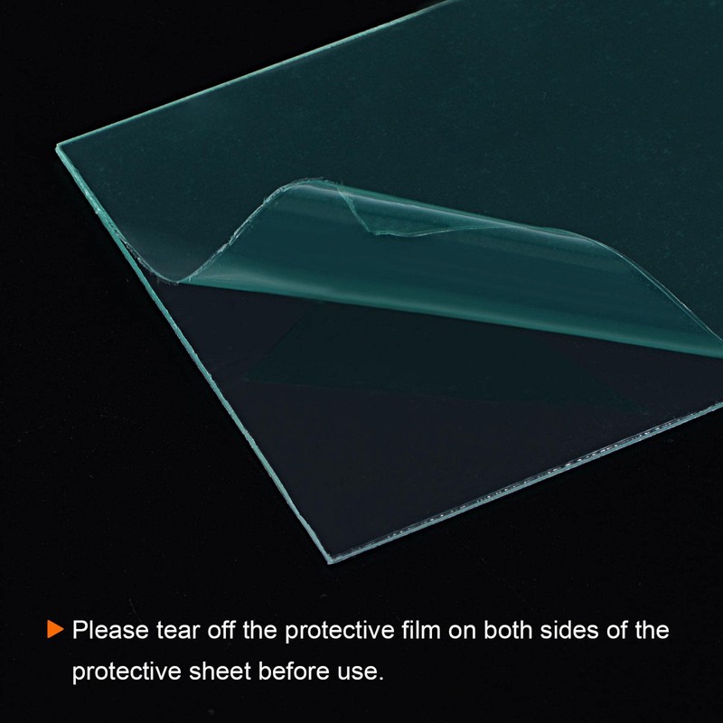 sourcing map Welding Helmet Inner Protective Lens 4.13 x 2.09