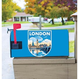 London England Design A Souvenir Magnetic Mailbox Cover