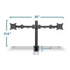 EGTMA Soporte Para Monitor De Mesa Tv Doble Para Montaje