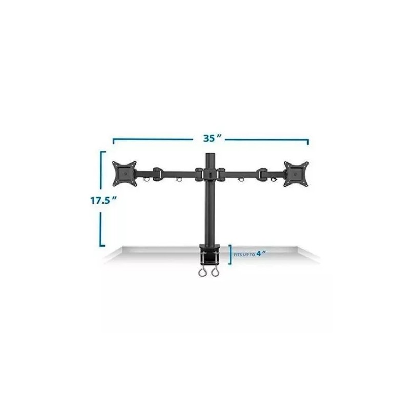 EGTMA Soporte Para Monitor De Mesa Tv Doble Para Montaje