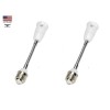 RONG&LAN 2 pack 8" Flexible Light Bulb Lamp Socket Adapter