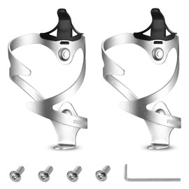ROCKBROS Bike Water Bottle Cages Bicycle Water Bottle Holder Lightweight Aluminum Alloy Bike Bottle Bracket for Road and Mountain Bike-2Pack