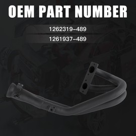 PHILEMONIX 1262319-489 Exhaust Pipe 1261937-489 Compatible with Polaris RZR 4 S 800 RZR 2009-2014