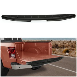 HECASA Tailgate Spoiler Cover Compatible with 2015-2020 Ford F-150 F150 Rear Spoiler Trunk Moulding Cap Protector Matte Black