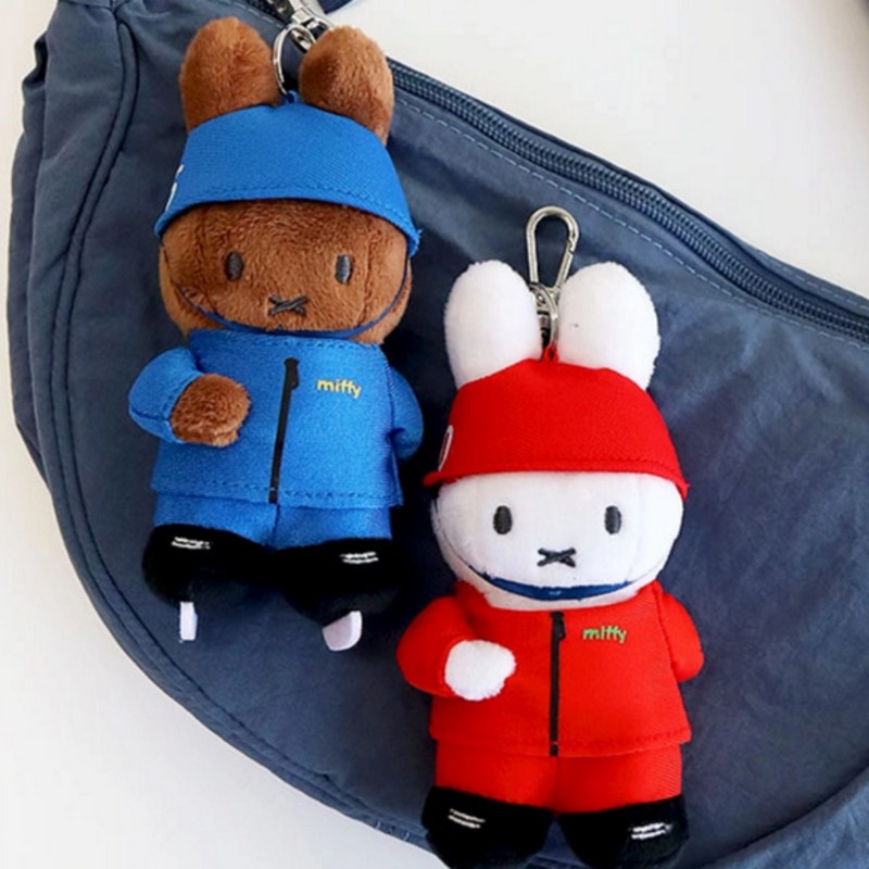 Miffy Winter Olympics Miffy key ring doll ski ski jumping