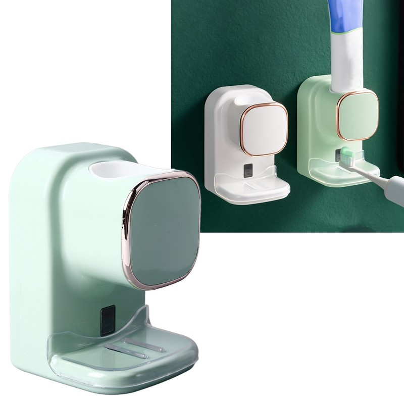 Automatic Toothpaste Dispenser Wall Mount USB Powered Easy Install Electric
