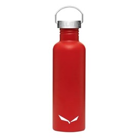 Salewa Aurino Stainless Steel 1.0 L Bottle, Flame/Dolomites, Plain