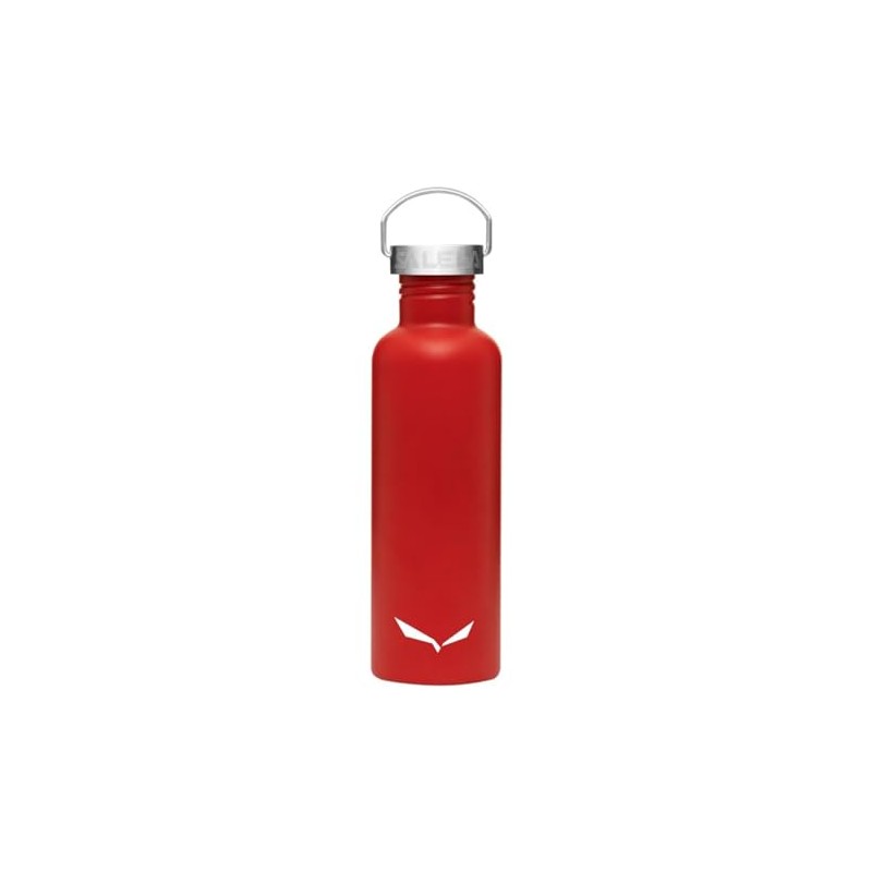 Salewa Aurino Stainless Steel 1.0 L Bottle, Flame/Dolomites, Plain