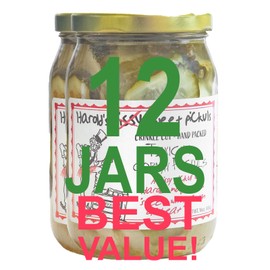 Harold's - Sissy Sweet Crinkle Cut Pickle Slices - Sweet and Spicy Habanero Pickles and Onions - Zesty Bread and Butter Style Pickles - Made in Texas