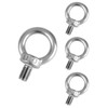 QWORK® 4PCS M12 Eye Bolts - 300KG - 304 Stainless