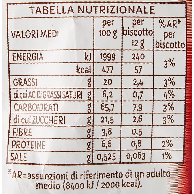 Pavesi: "Gocciole Chocolate" Biscuits with Chocolate drops , no palm