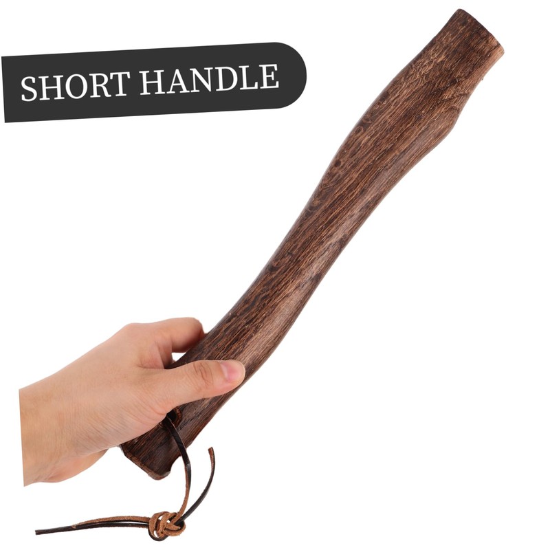 Sosoport 2pcs Sturdy Wooden Axe Handle Comfortable Grip Replacement for