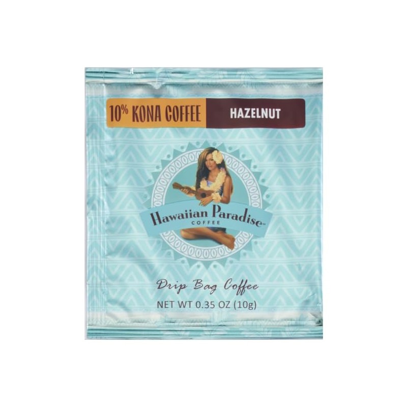 Hawaiian Paradise Coffee 10% Kona DBC 4 Types (Hazelnut Island
