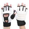 1 Pair 180‑185mm Half Finger Punch Bag Training Gloves Boxing