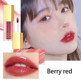 EveBeaty Coral Shimmer Liquid Lipstick - High-Shine Glitter Lip Gloss for Women - Non-Sticky Glossy Finish - Hydrating, Fuller-looking Lip Makeup