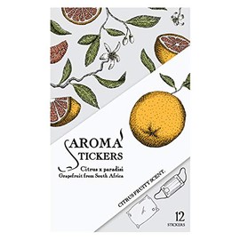 Aromastickers Aroma Stick-on to Masks, Grapefruit, Pack of 12
