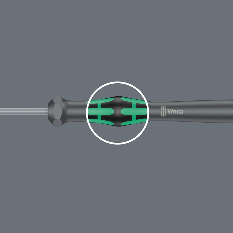Wera 2035 Kraftform Micro Slotted Screwdriver, 0.35 x 2.5 x