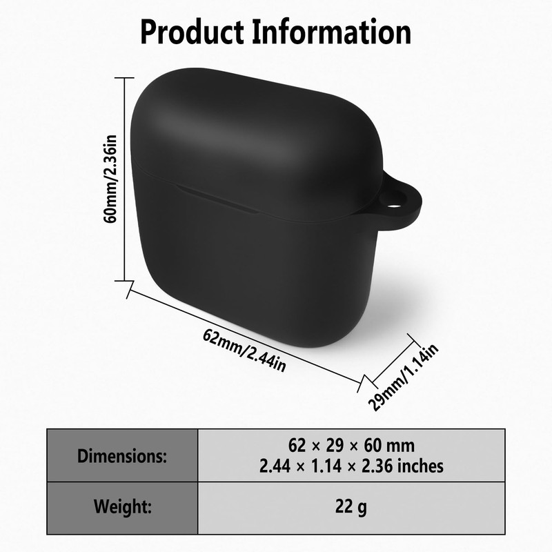Geiomoo Silicone Case for Marshall Minor IV, Marshall Minor III,