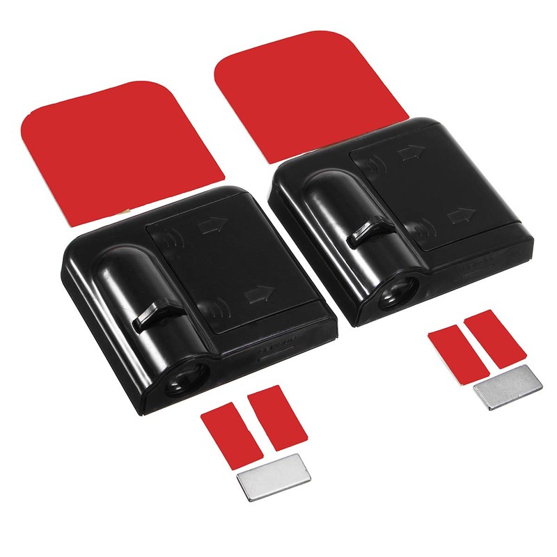 NewL 2 Pcs Led Car Door Welcome Light for Red
