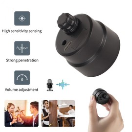 Audio Ear Listening Amplifier Device, 13000X Amplification Sound Microphone Amplifier Probe, Through Wall Pipe Leak Listen Detector for Heating Pipes, Household Pipes