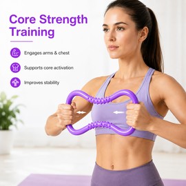 Pilates Ring for Home Workouts – Lightweight PP Yoga Stretch Circle for Core Training, Flexibility & Full-Body Exercise