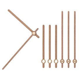 PATIKIL Replacement Clock Hands Kit, 4 Set Wooden Clock Mechanism Movement Wall Clock Hands Parts Replacement for 12 Inch Wall Clock Repair DIY Home Art Decor, E2