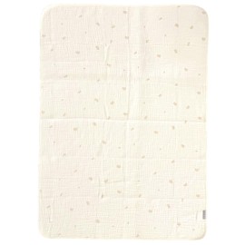 Gauze Blanket, Baby, 4-ply Gauze, 32.7 x 44.9 inches (83 x 114 cm), Nap, Nursery School, Blanket, Newborn, Swaddling, Baby Shower (Leaf)