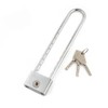 Long Shackle Padlock with Laminated Steel Waterproof Padlock Key Padlock