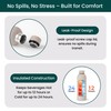 NOBL Stainless Steel Water Bottle,17 oz, 500 ml, Double Wall