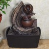 Fiesta Studios Pots Swirl Water Fountain With LED Light Perfect