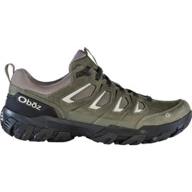 Oboz Men's Sawtooth X Low Hiking Shoe, Olive Branch, 10 Wide