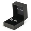 B.Catcher Earings for Woman Silver Earrings Studs Cubic Zirconia Gemini