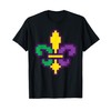 Pixelated Jester Hat Video Gamer E-Sports Retro Mardi Gras T-Shirt