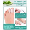 Uwbettry 16 Pack Silicone Toe Sleeves Gel Corn Protectors Cushions