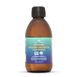 QUEEN OF THE THRONES- Aceite de ricino dorado orgánico | 100% puro y prensado en frío para cabello, piel y uñas | Sin hexano | EE. UU.