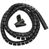 Maclean MC-676 Quality Spiral Cable Wire Cover Organiser Elastic Tidy