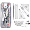 Math Set, Protractor, Drawing Tool, Triangle Ruler, Geometry, Drawing Math,