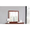 HomeStock Natural Beauty Mirror, Cherry