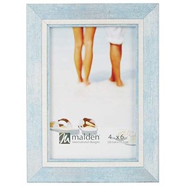 5X7 COASTAL BLUE W/WHITE