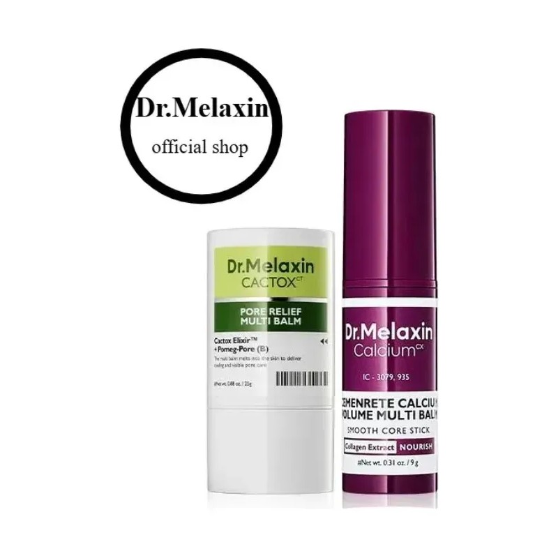 /dr. Melaxin Pore Duo: Bálsamo Refrescante Cactox Y Barra De