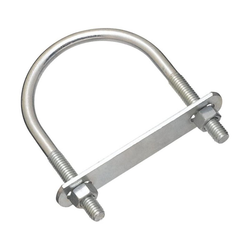 National Hardware N222-217 U Bolt, 652, 652-3/8"x3 x4-1/2, Zinc Plated