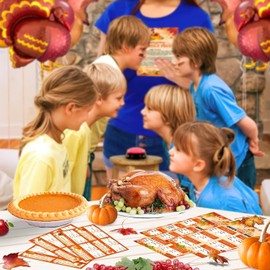 Ulmisfee Thanksgiving Friendly Feud Game The Hilarious Party Game of Guessing Top Answers Family Trivia Game Night Family Friendly Quiz Group Games Thanksgiving Entertaining & Icebreaker