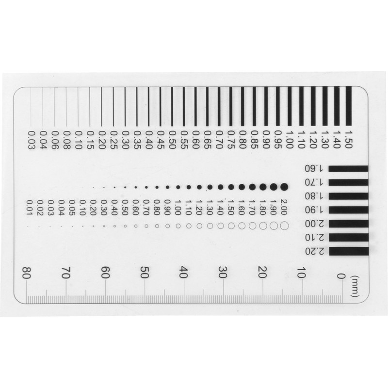 Crack Width Gauge, Concrete Crack Gauge, Width, Ruler, Width, Crack