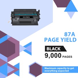 CF287A 87A Black Toner Cartridge CF287X 87X for HP Printer M506 Pro M501