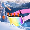 GGBuy Ski Goggles for Man Women, Anti-Fog Snowboard Goggles Anti-UV
