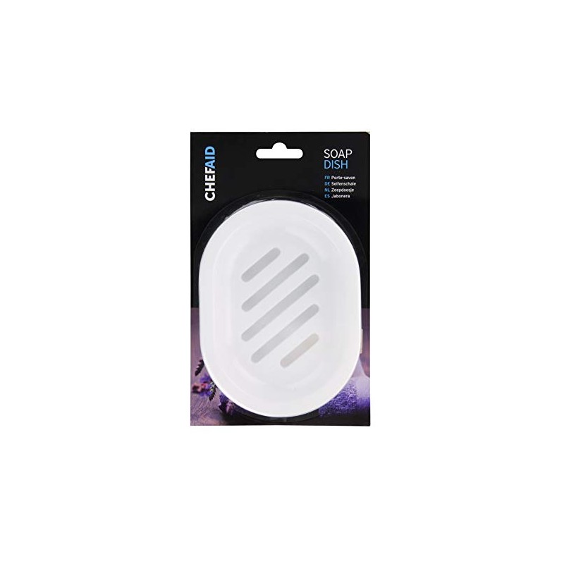 Chef Aid White Plastic Soap Dish