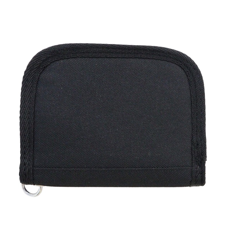 Umbro Bi-fold Wallet with Diagonal Logo Polyester Shoulder Strap Black,