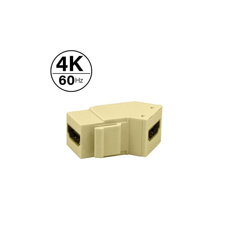 Legrand, Home Office & Theater, 4K HDMI Keystone Coupler, Ivory,